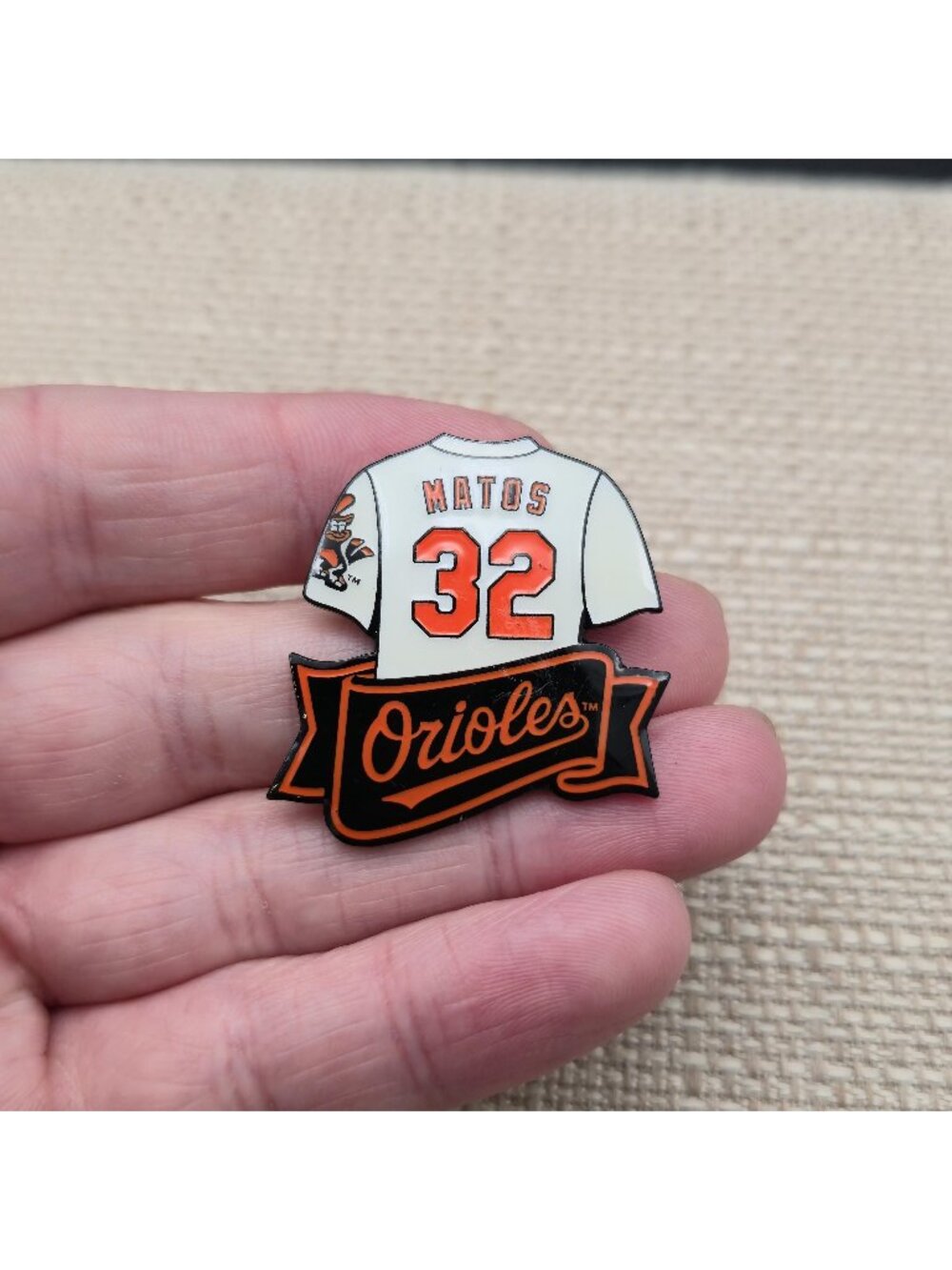 Luis Matos #32 Baltimore Orioles Jersey Pin A9114